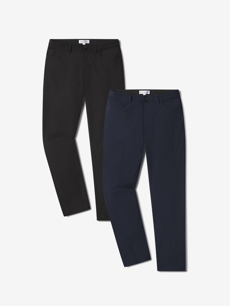 5 Pocket Travel Pants 2-Pack
