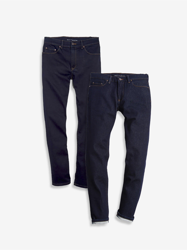 Straight Staple Dark Blue and Oliver Dark Blue 2-Pack Jeans