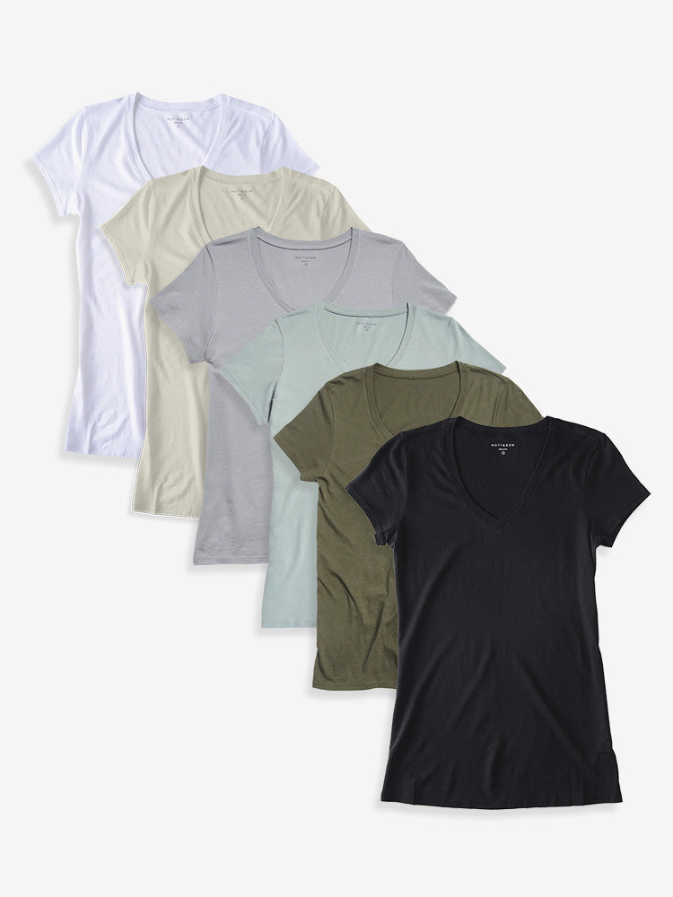 Fitted V-Neck Marcy 6-Pack