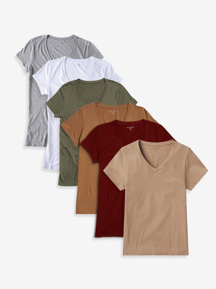 Fitted V-Neck Marcy 6-Pack