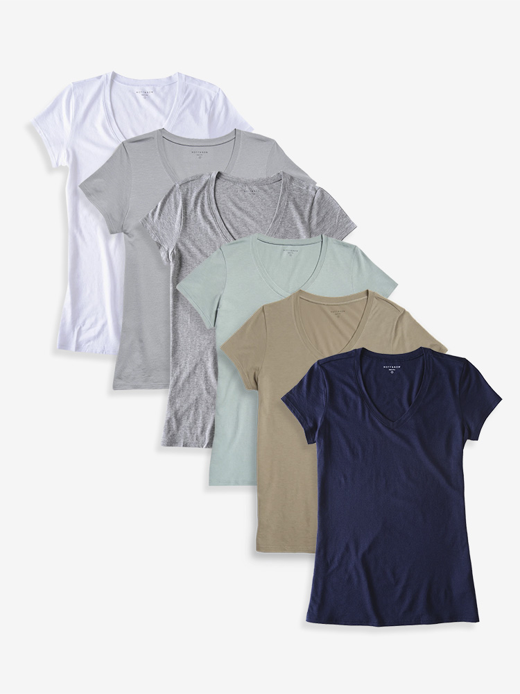 Fitted V-Neck Marcy 6-Pack
