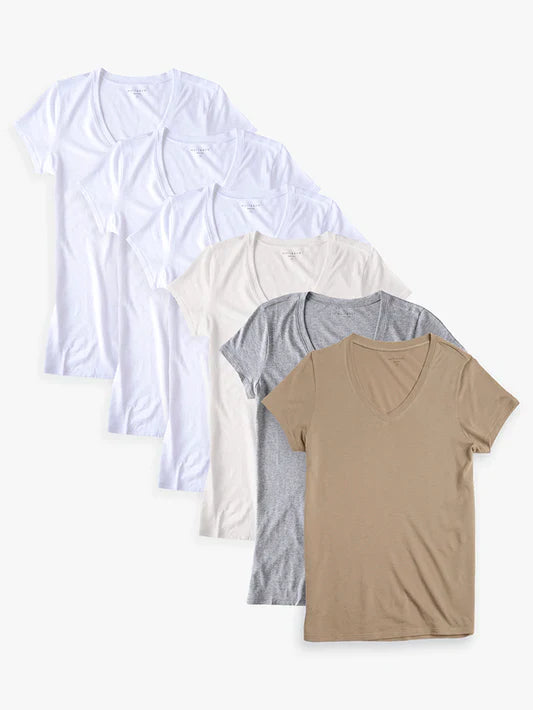 Fitted V-Neck Marcy 6-Pack