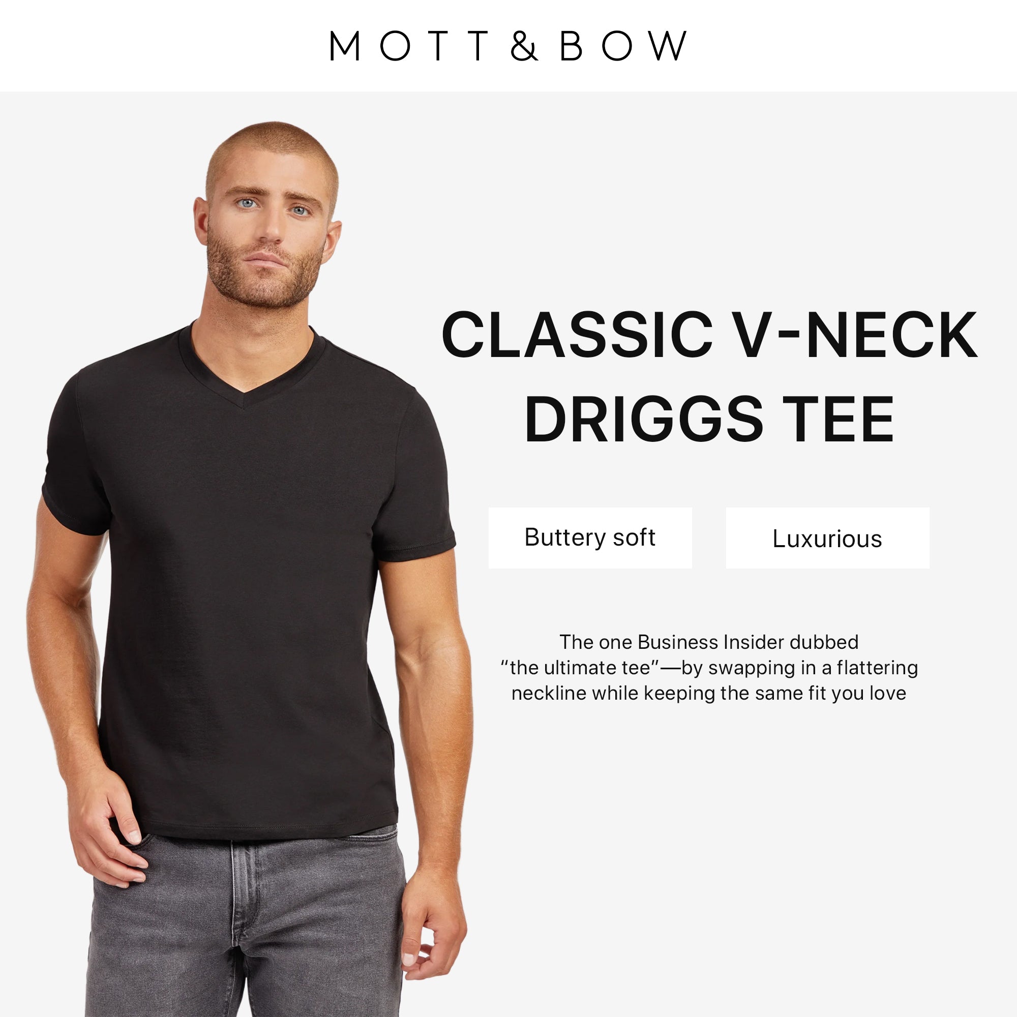 Mott&Bow | Classic V-Neck Driggs tee tt