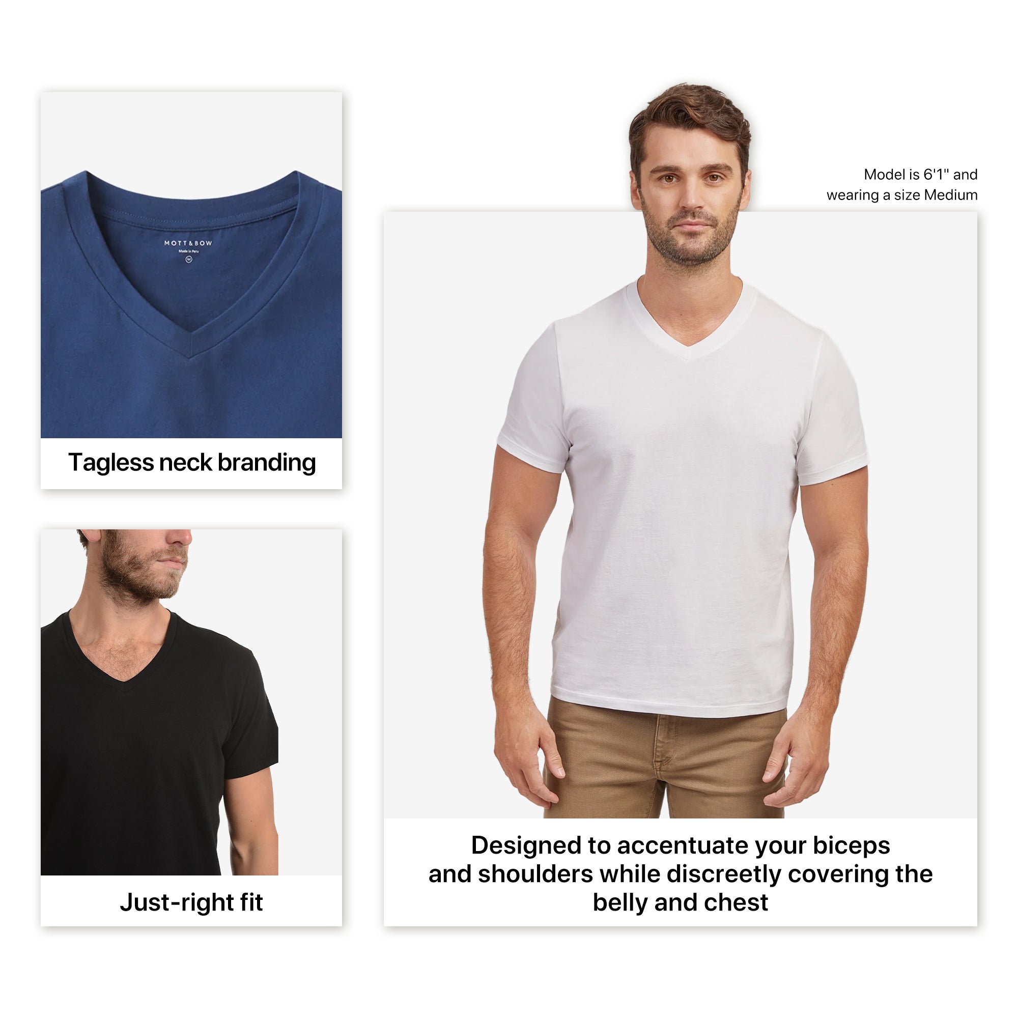 Mott&Bow | Classic V-Neck Driggs tee tt