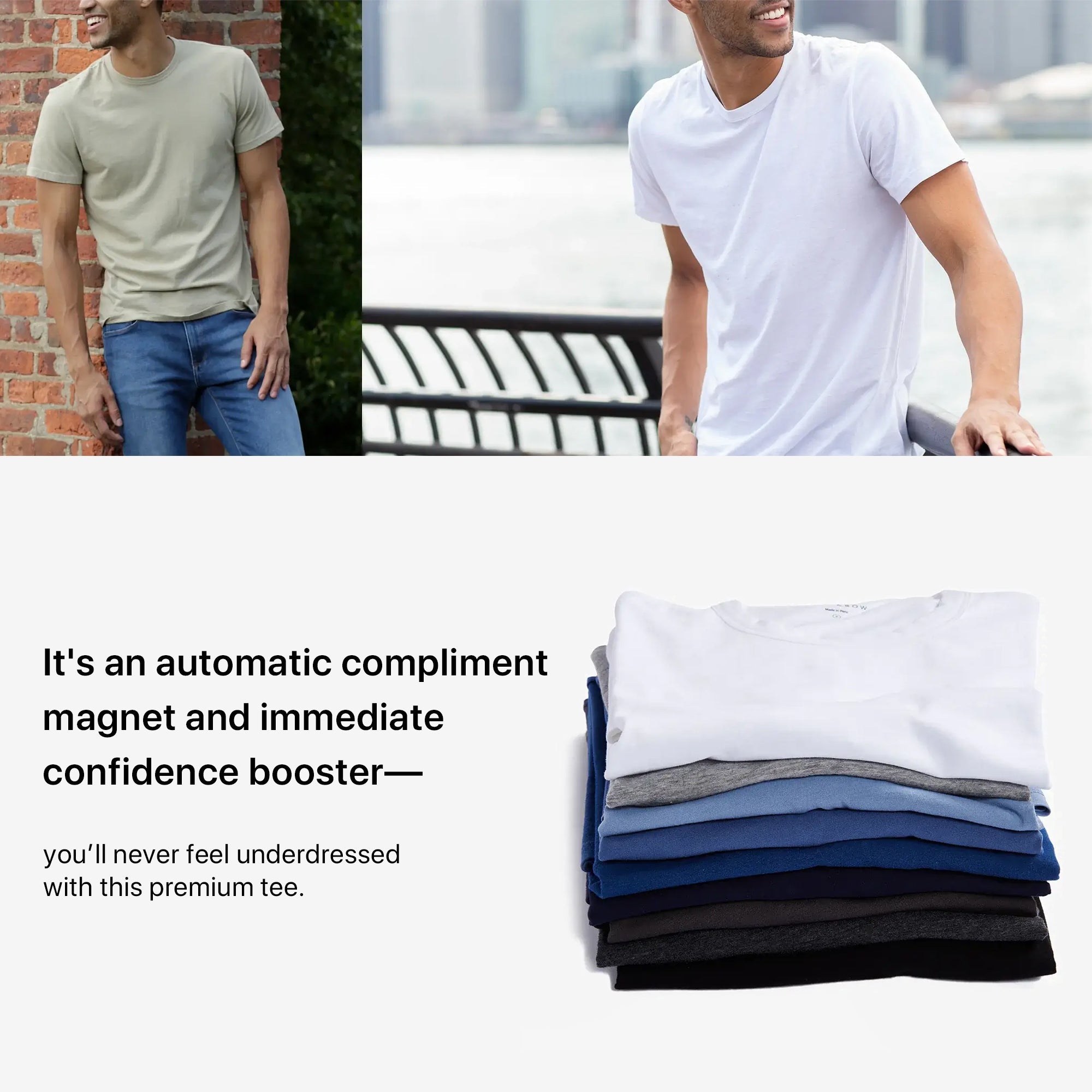 Mott&Bow | Classic Crew Driggs Tee tt