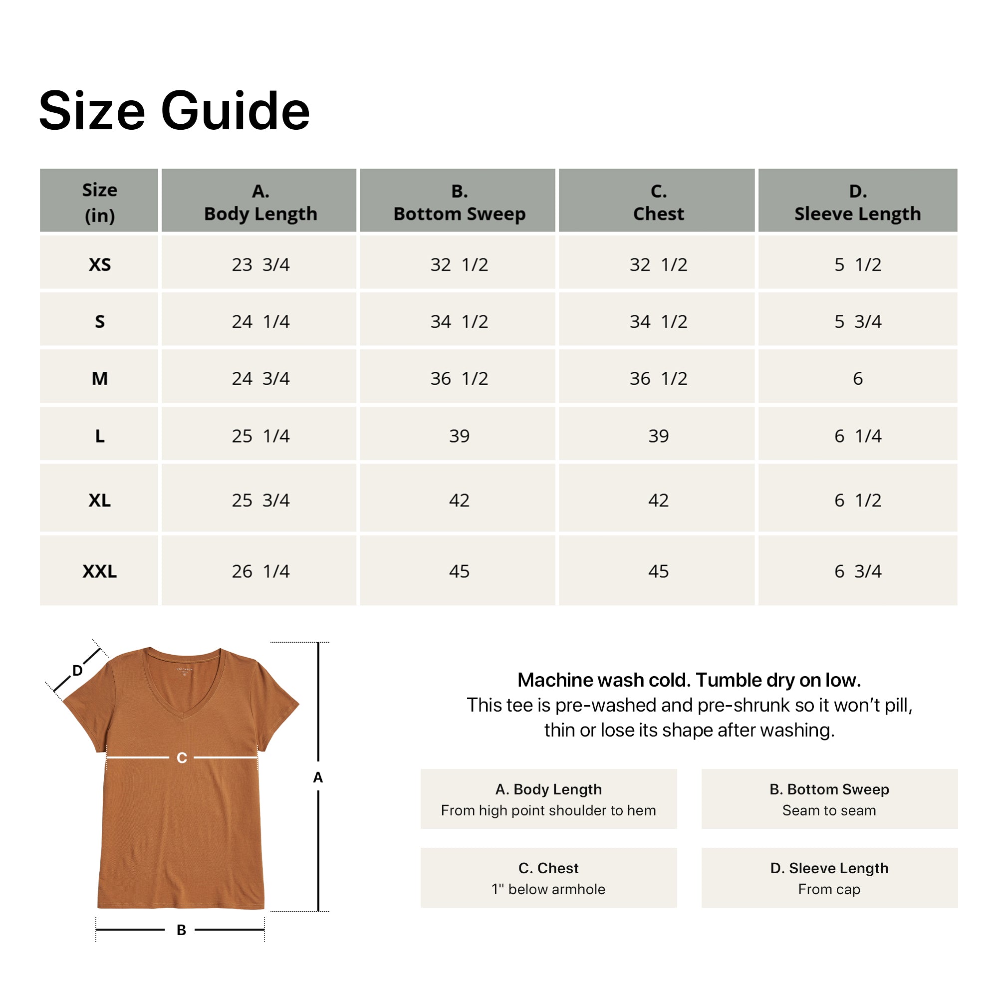 Mott&Bow | Fitted V-Neck Marcy Tee tt