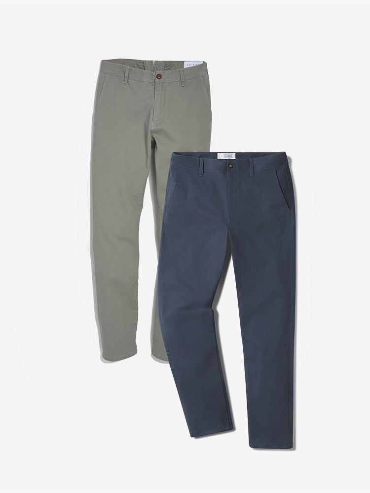 Everyday Comfort Chino Slim Pants 2-Pack