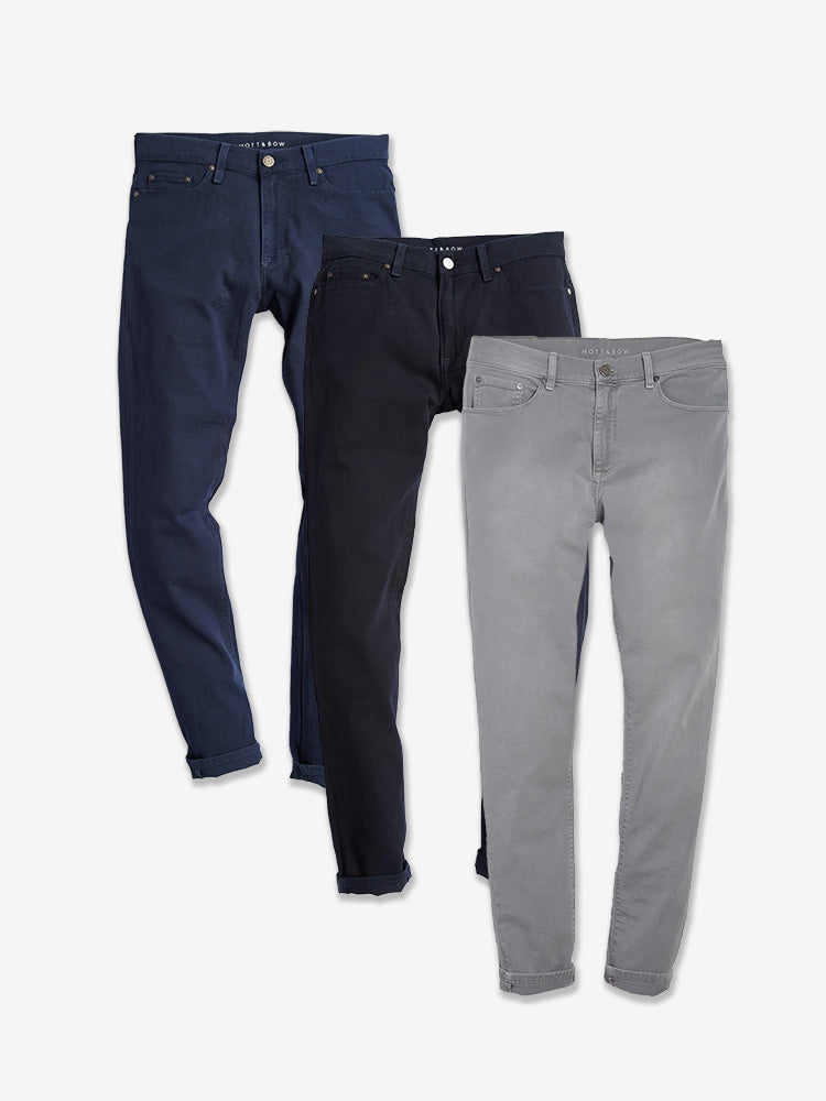 Slim Twill Stretch Jeans 3-Pack