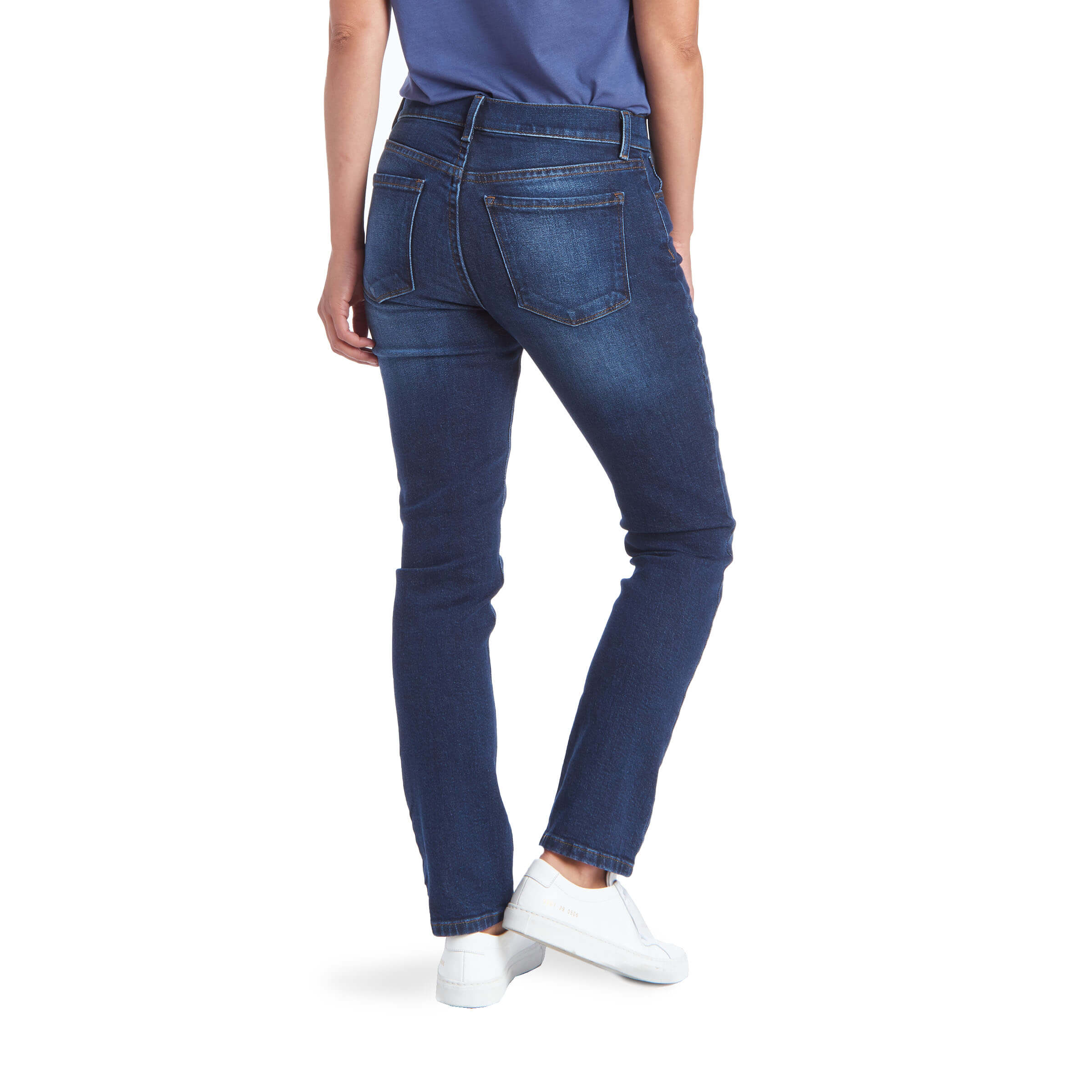 Mid Rise Slim Straight Grand Jeans