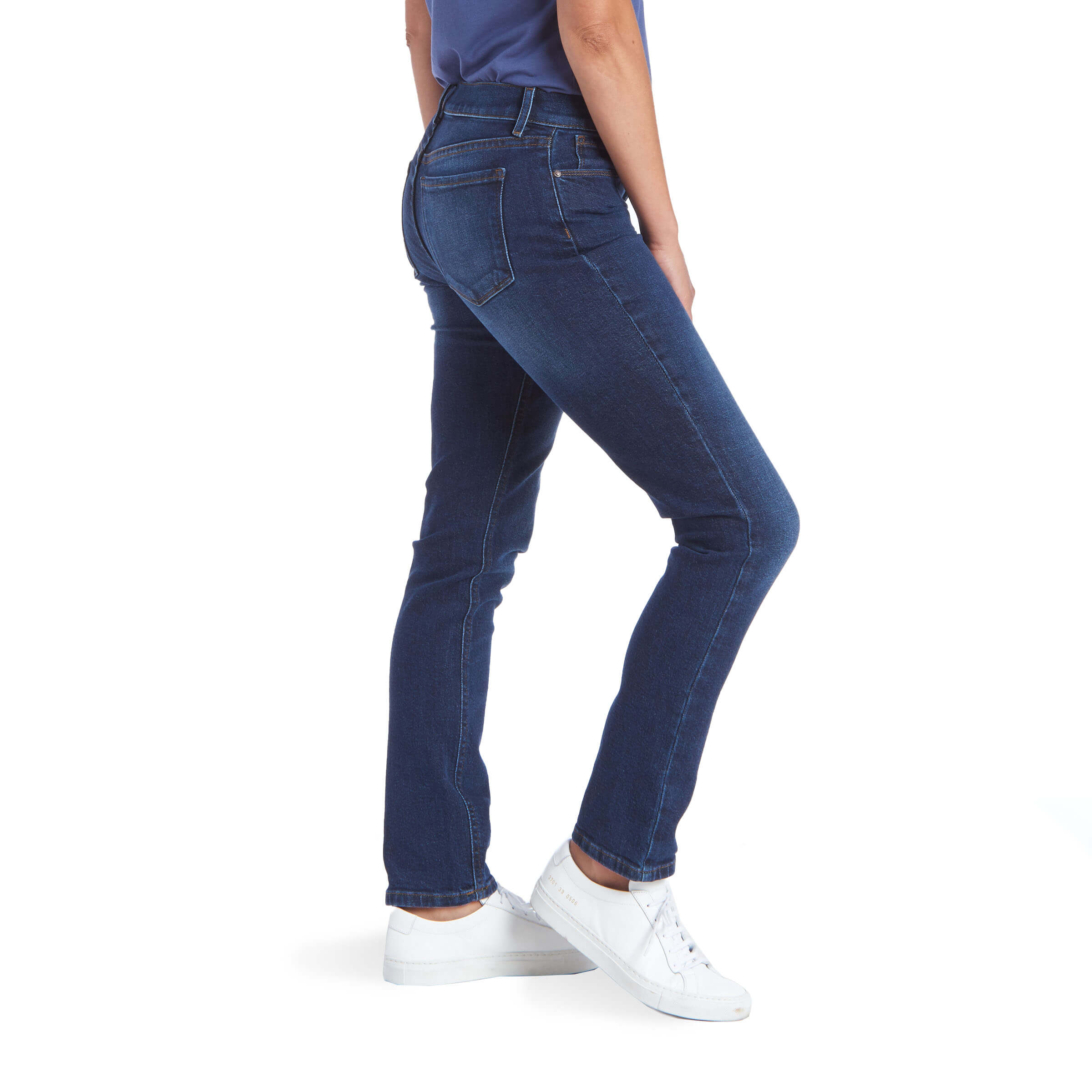 Mid Rise Slim Straight Grand Jeans
