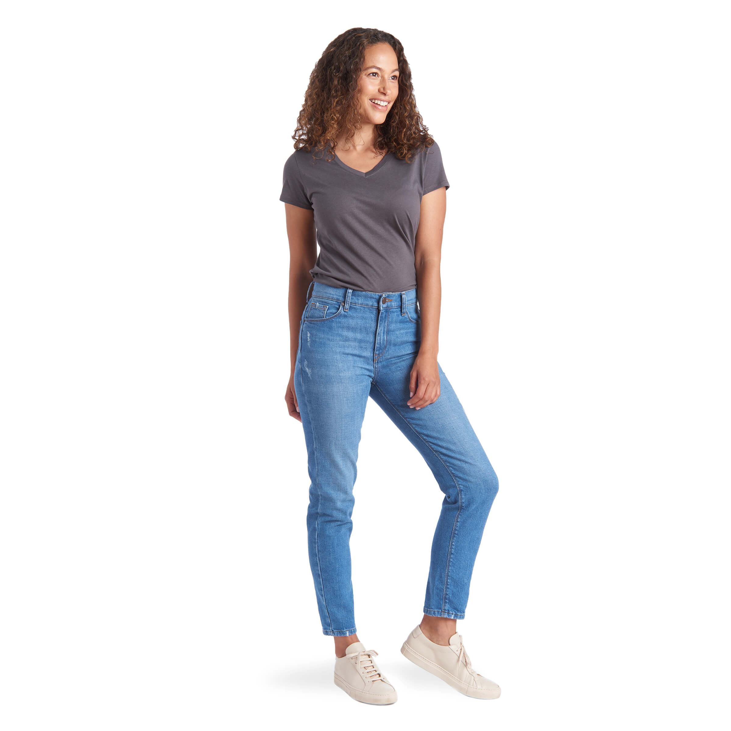 High Rise Mom Charlton Jeans