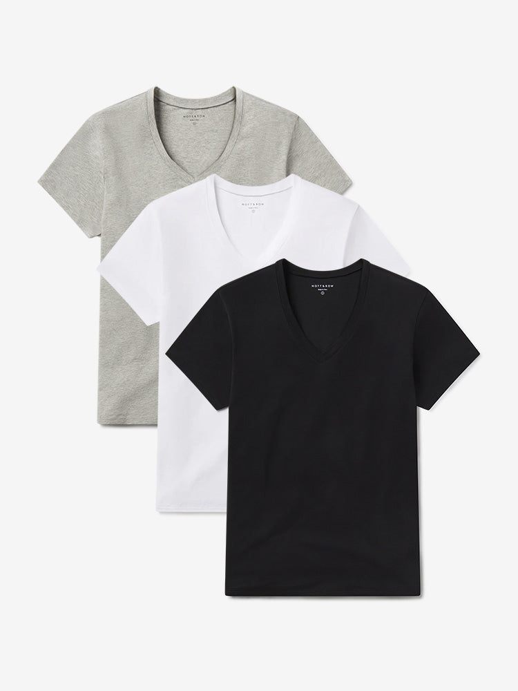 Relaxed V-Neck Marcy Tee 3-Pack