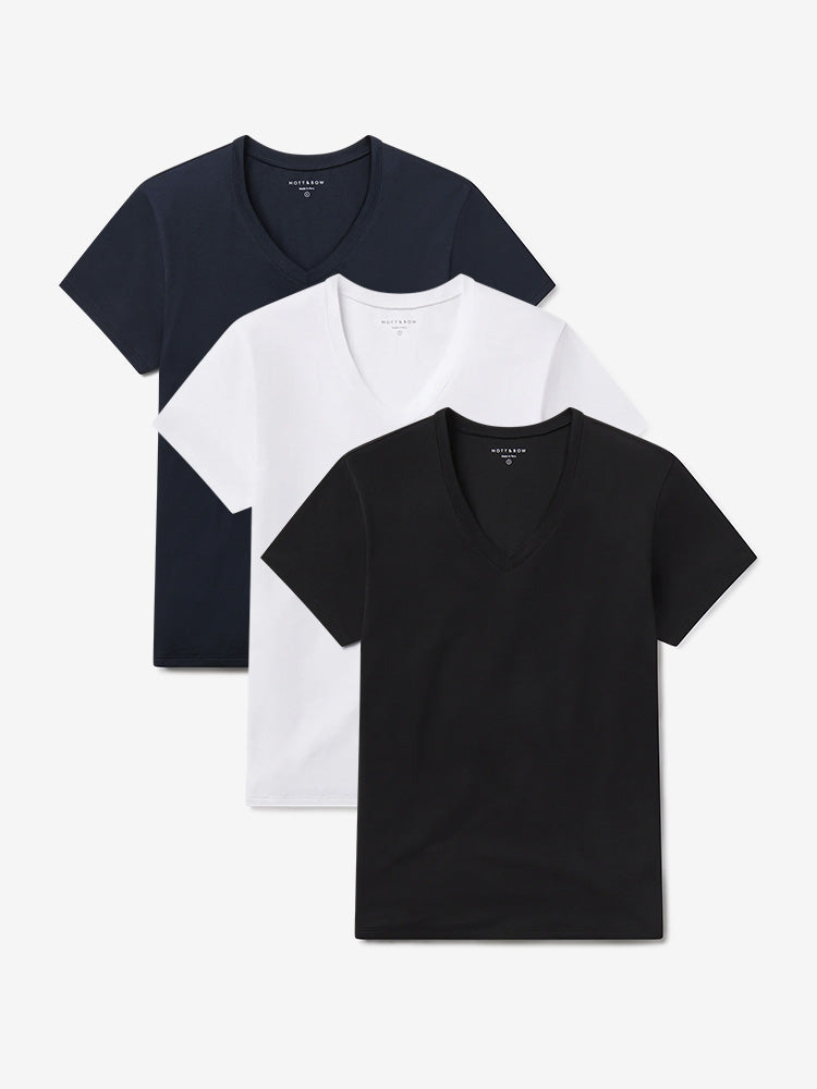 Relaxed V-Neck Marcy Tee 3-Pack