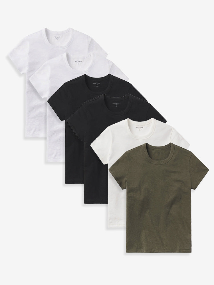 Classic Crew Slub 6-Pack