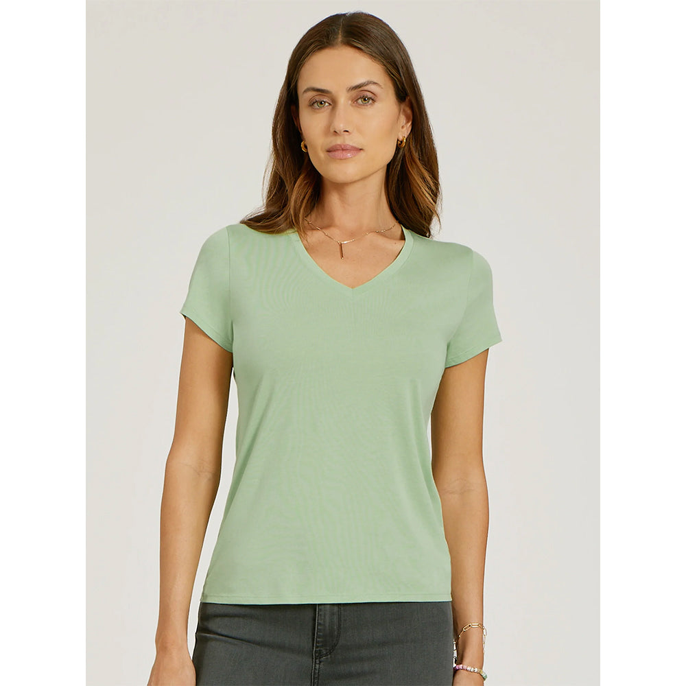 Mott&Bow | Fitted V-Neck Marcy Tee tt