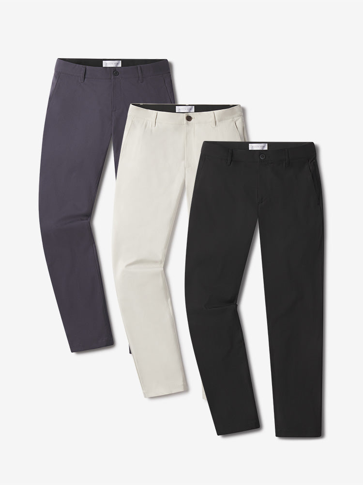 Tech Slim Pants 3-Pack