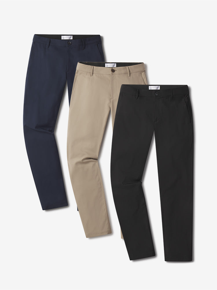 Tech Slim Pants 3-Pack