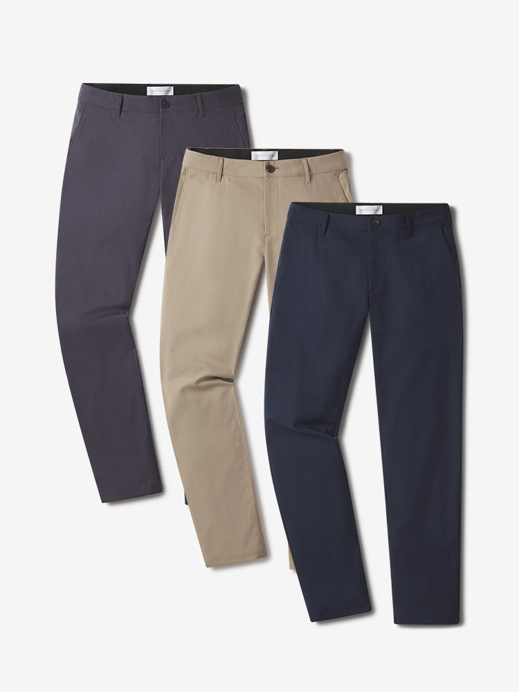 Tech Slim Pants 3-Pack