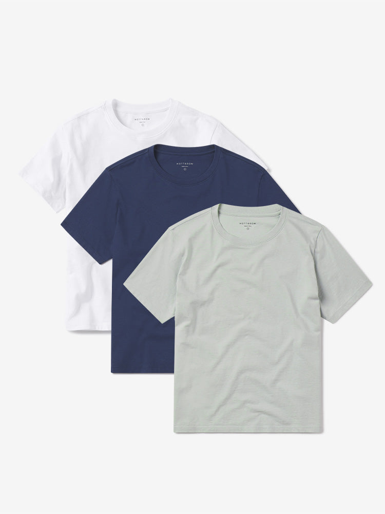 Everyday Cotton Crew Tee 3-Pack