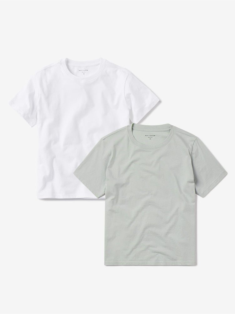 Everyday Cotton Crew Tee 2-Pack