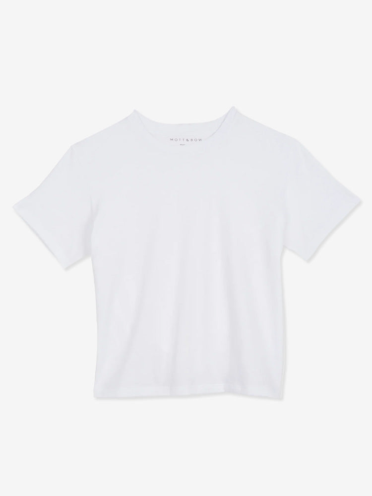 Boxy Not See-Through Crew Tee