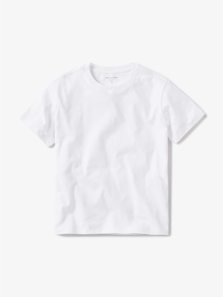 Boxy Not See-Through Crew Tee