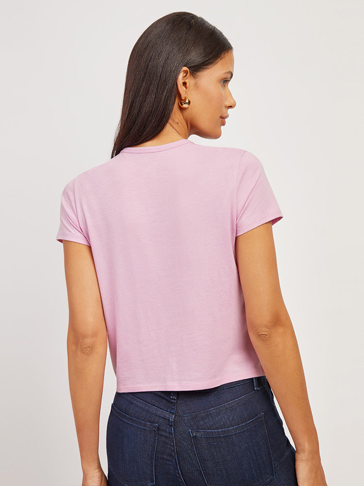 Cropped Fitted Crew Marcy Tee