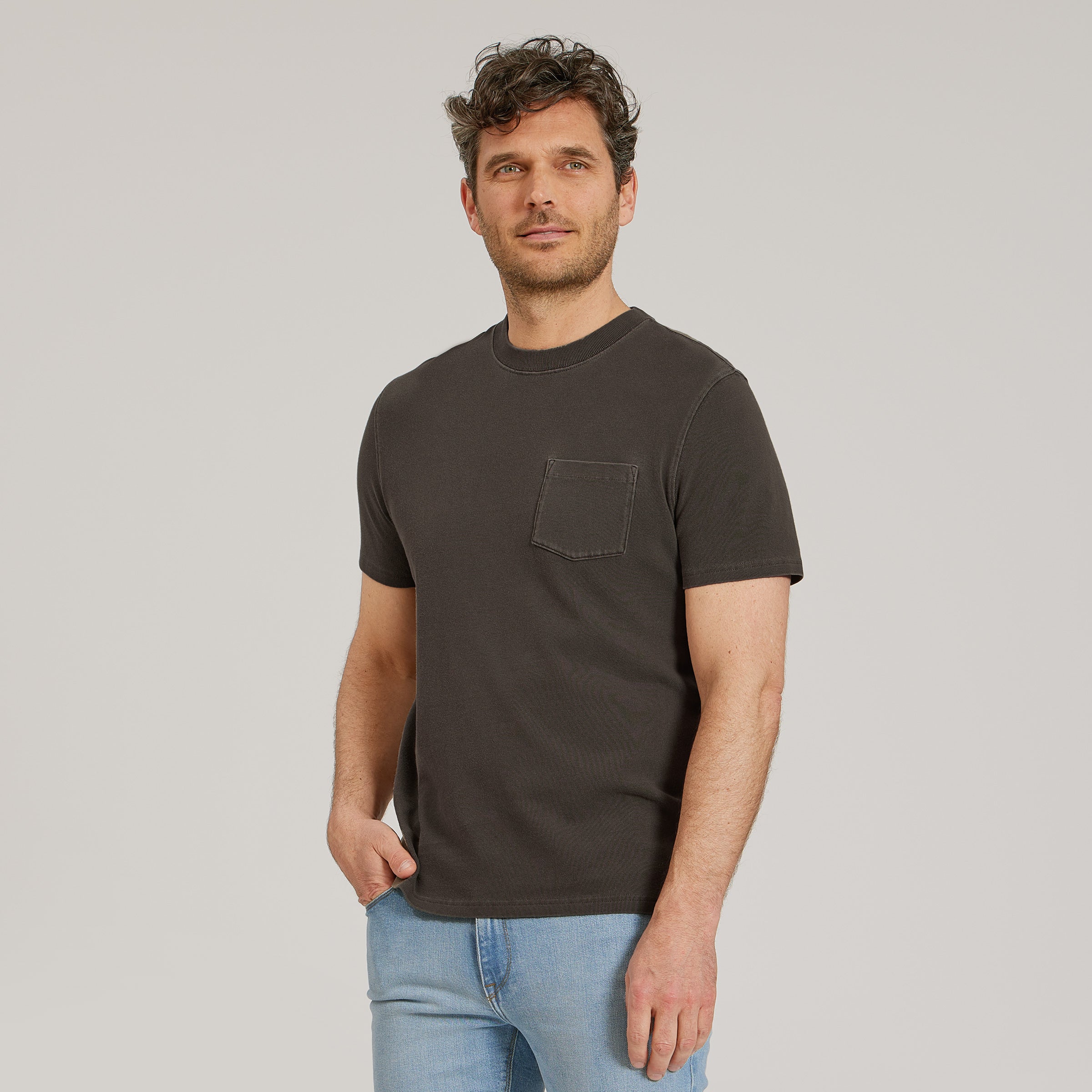 Cotton Jersey One Pocket Tee