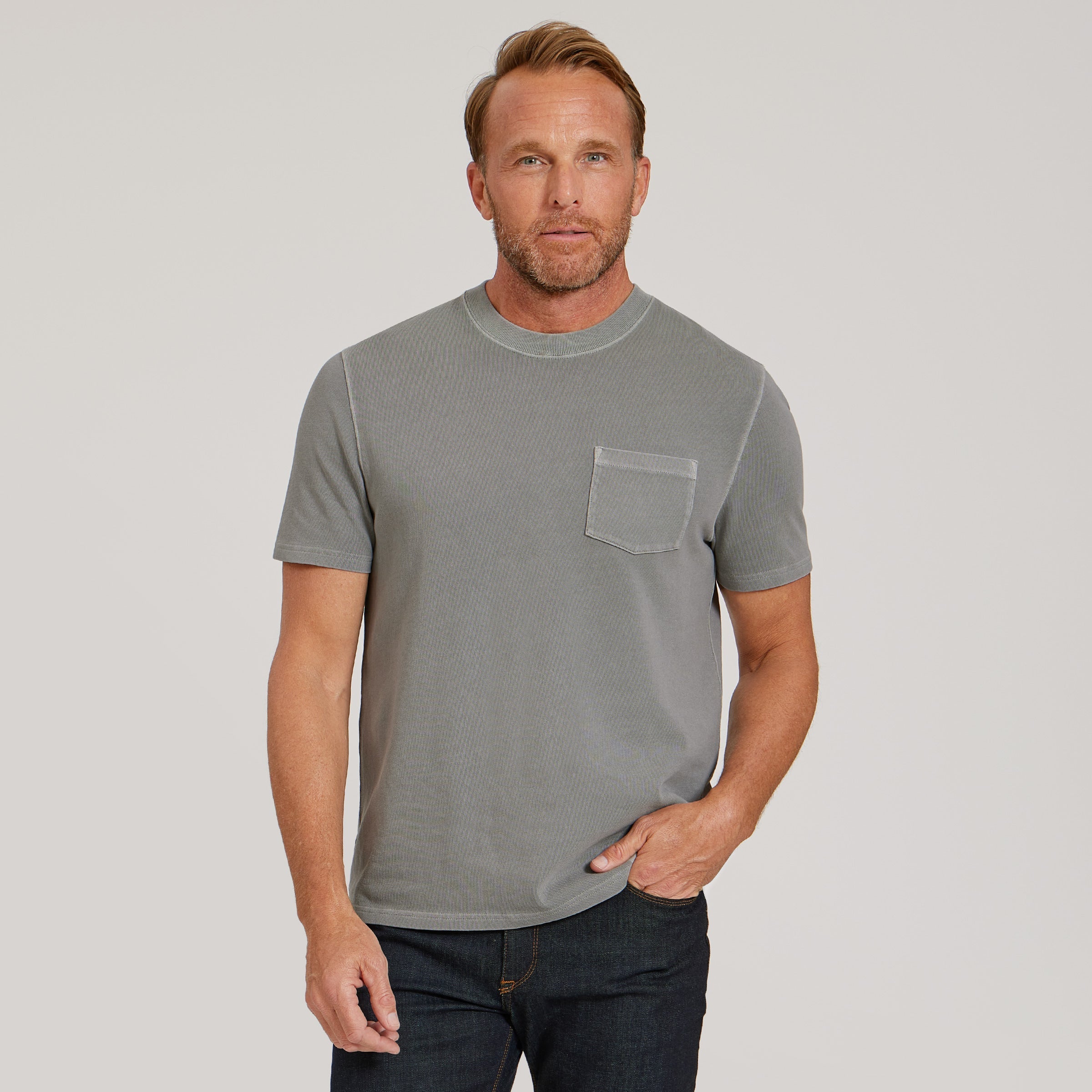 Cotton Jersey One Pocket Tee