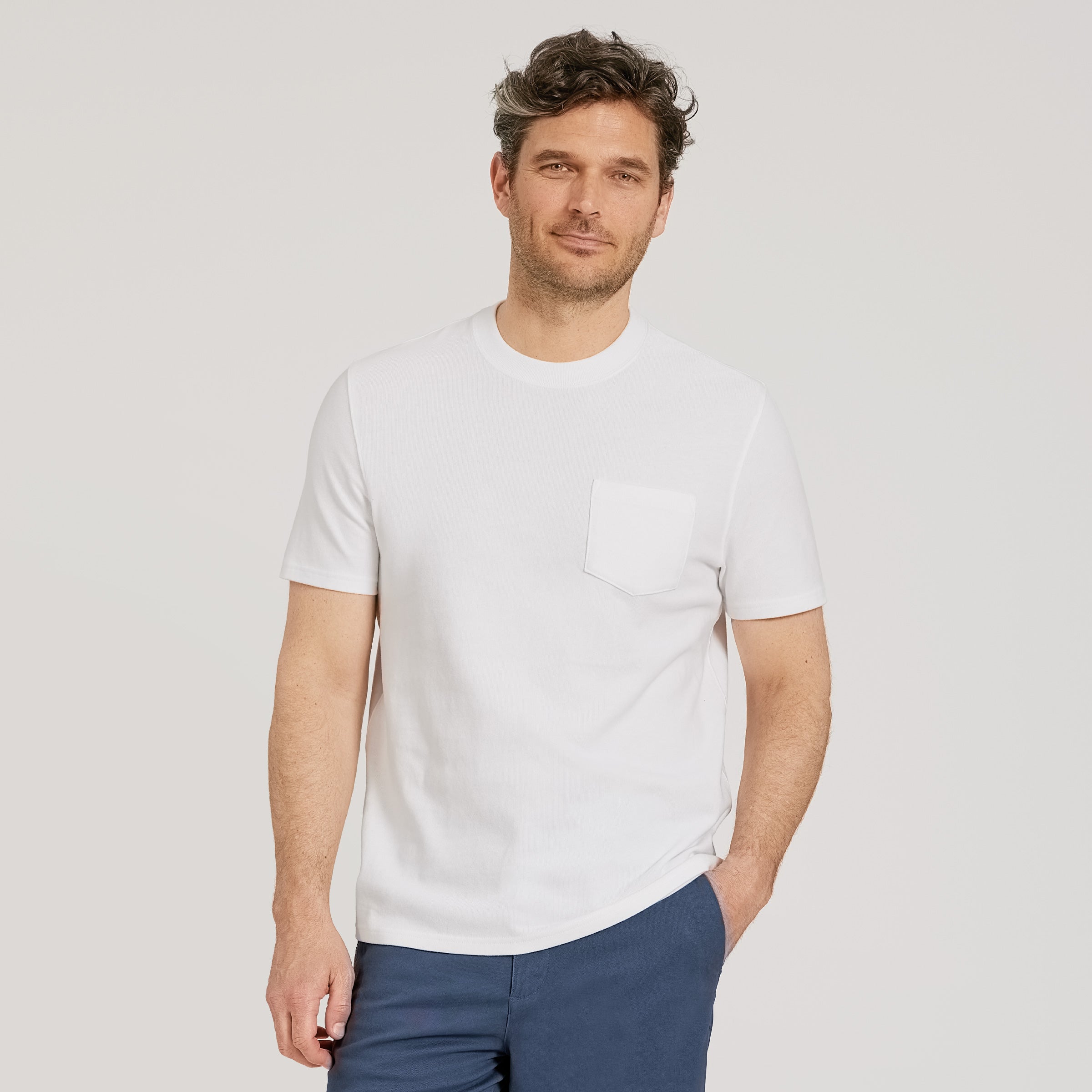 Cotton Jersey One Pocket Tee