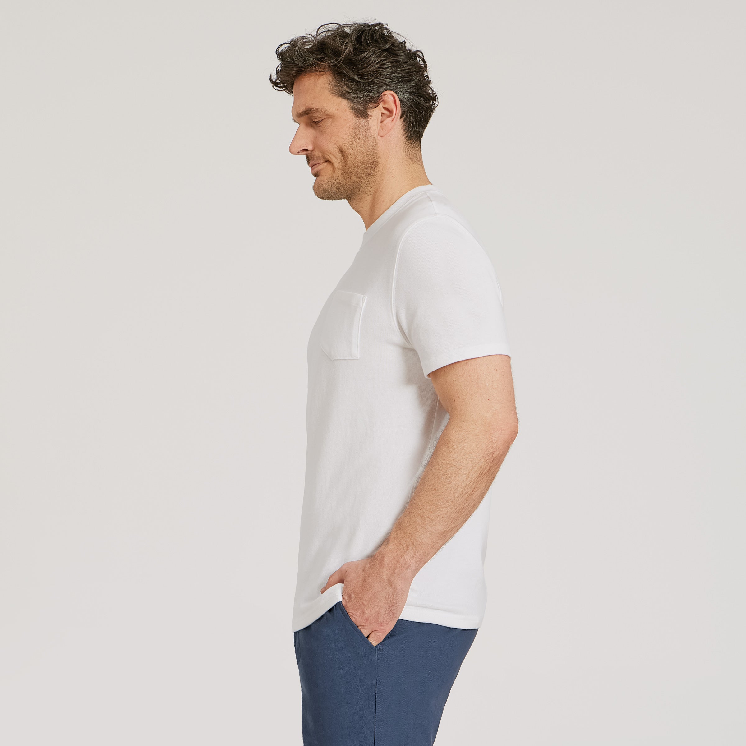 Cotton Jersey One Pocket Tee