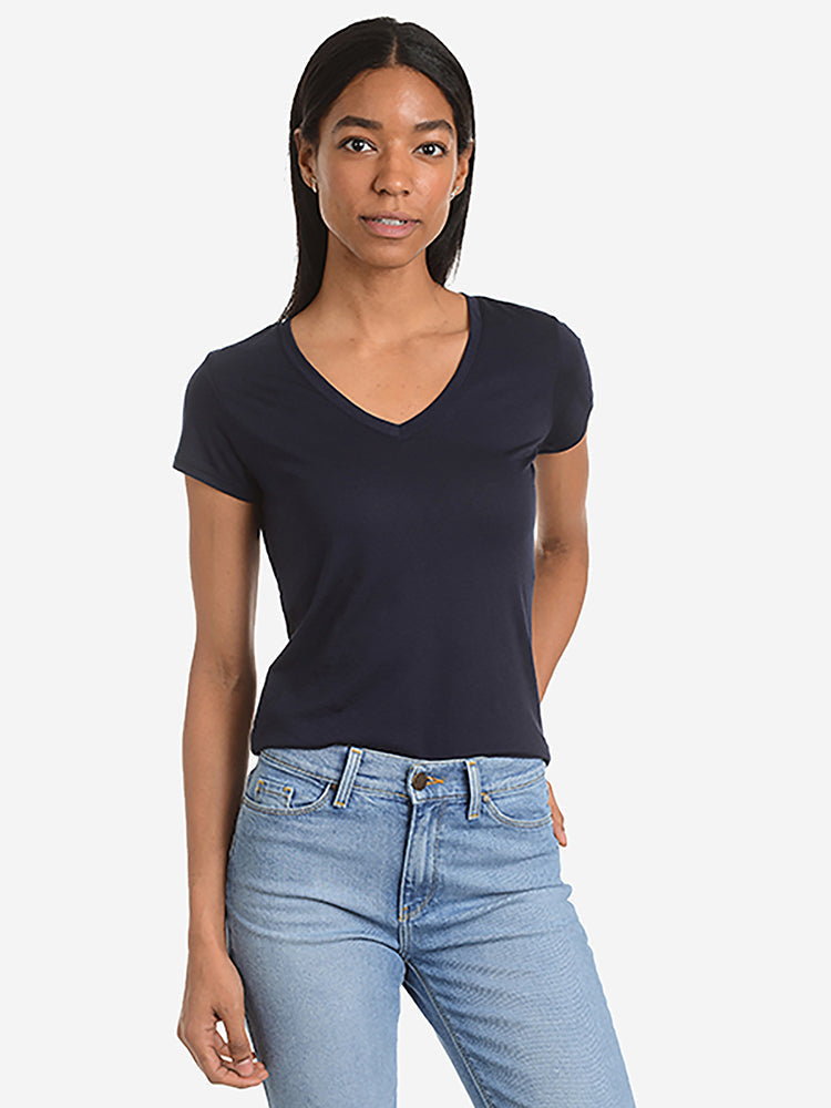 Fitted V-Neck Marcy Tee