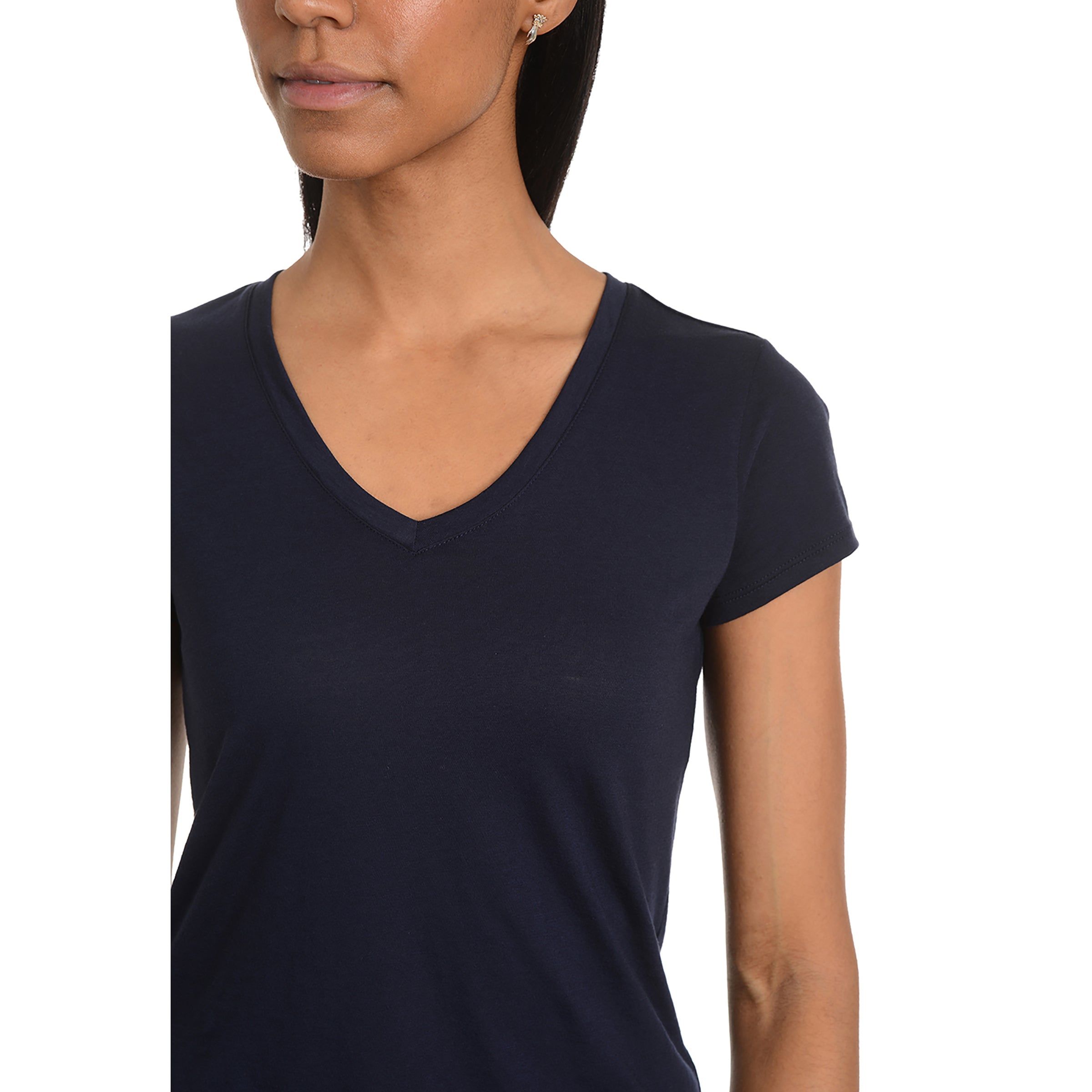 Fitted V-Neck Marcy Tee