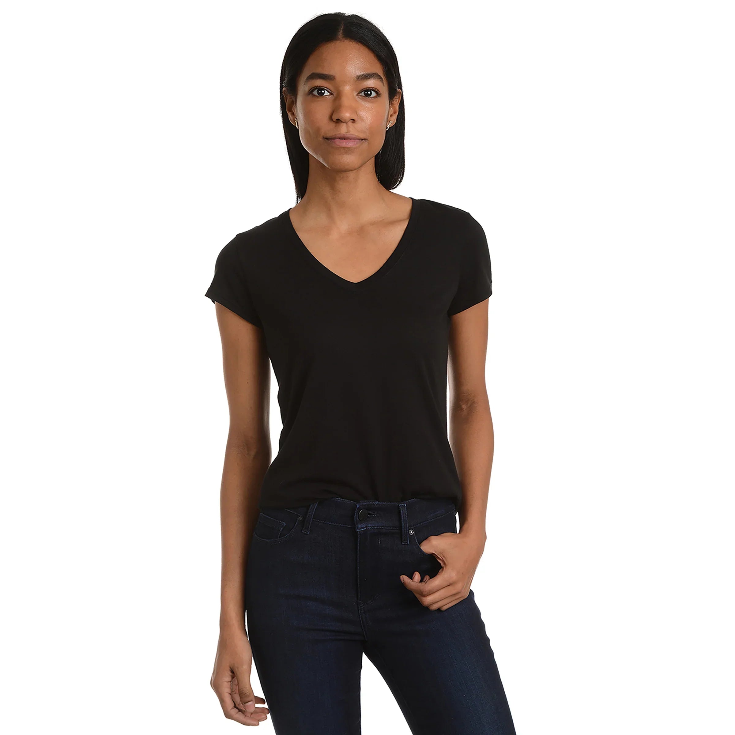 Mott&Bow | Fitted V-Neck Marcy Tee tt