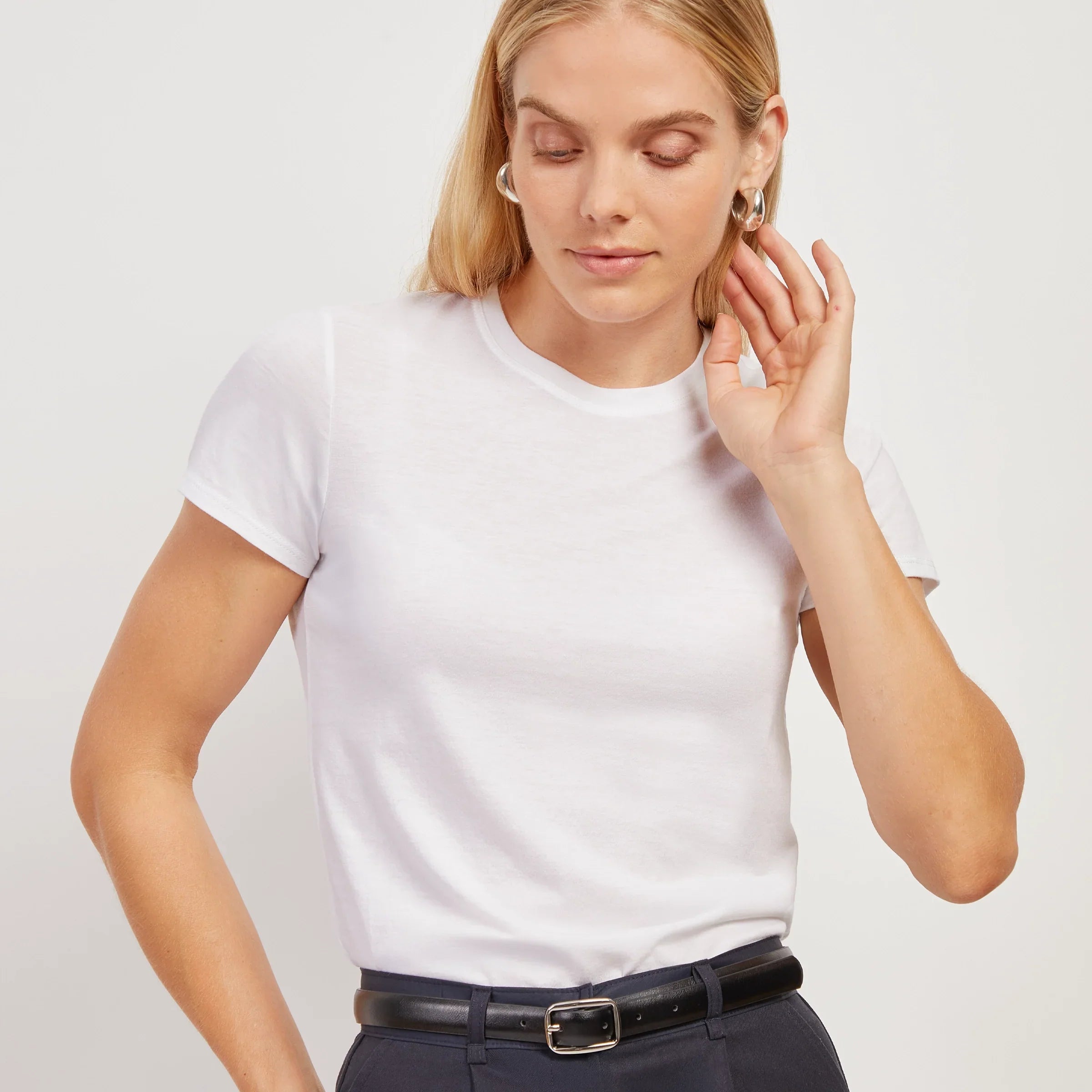 Mott&Bow | Fitted Crew Marcy Tee tt