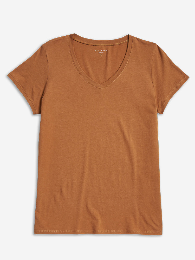 Fitted V-Neck Marcy Tee