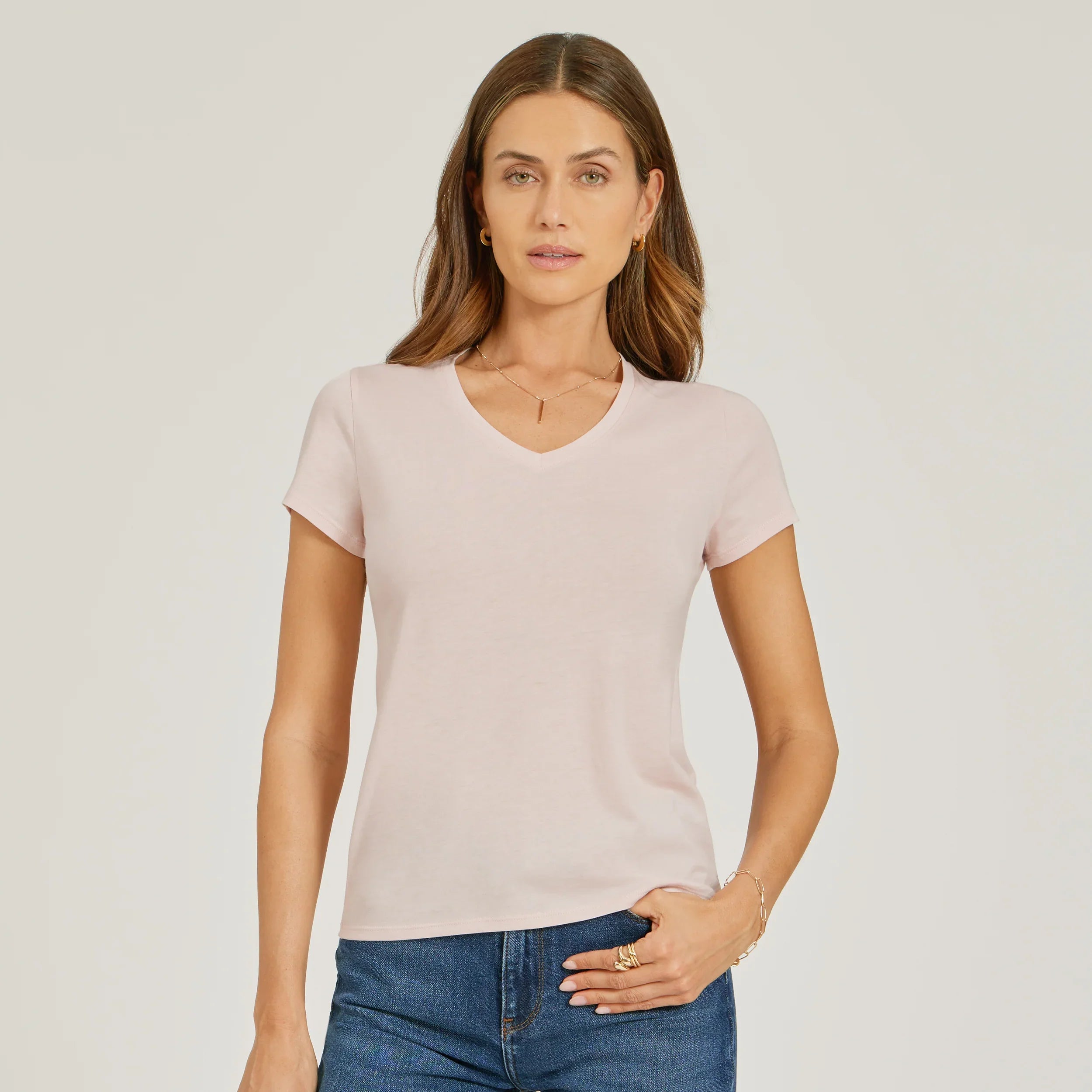 Mott&Bow VNeck Marcy Tee ttk-136
