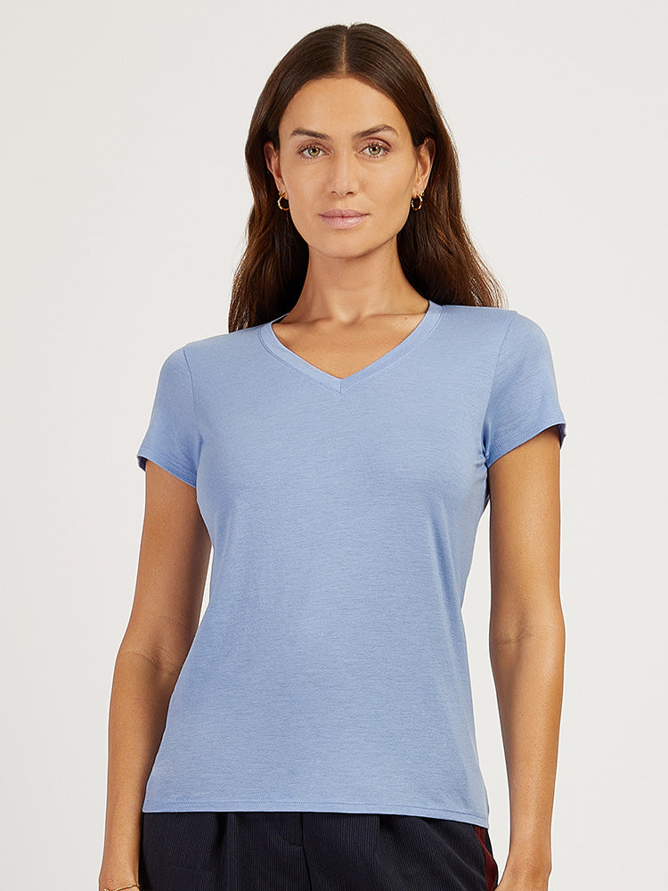 New Fitted V-Neck Marcy