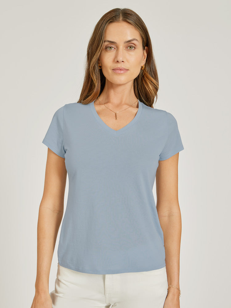 New Fitted V-Neck Marcy