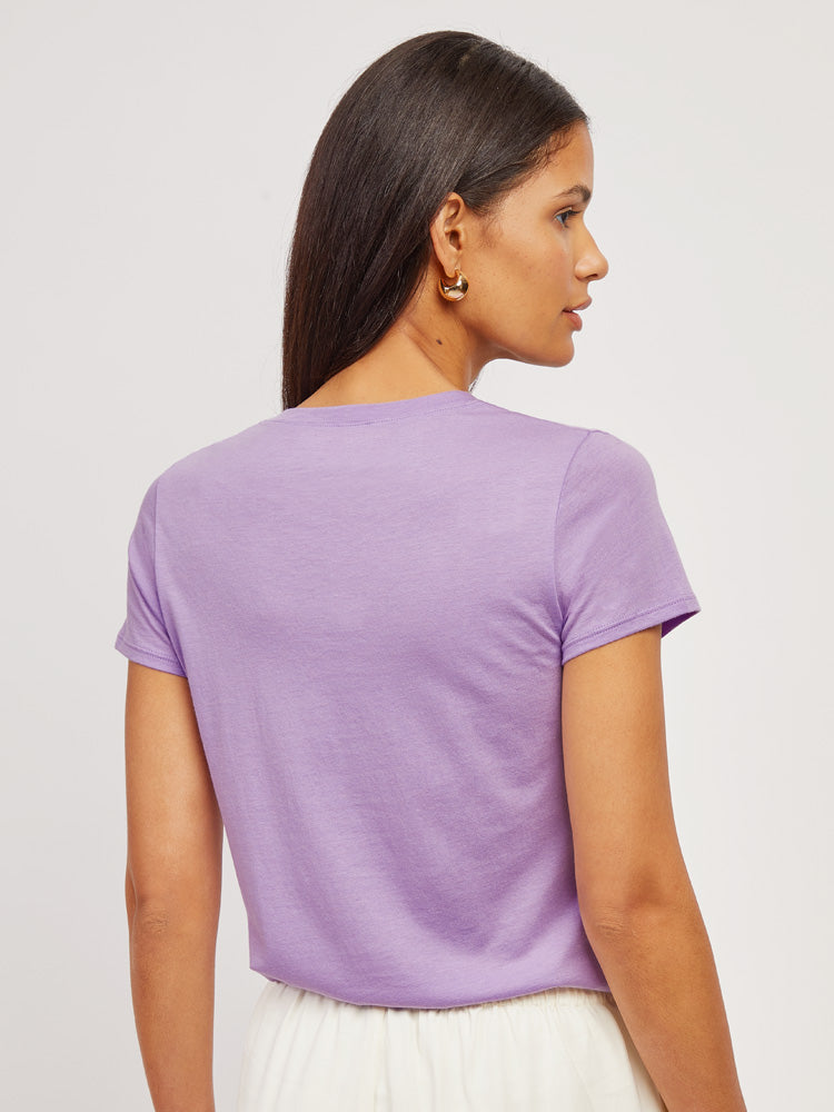 Fitted V-Neck Marcy Tee