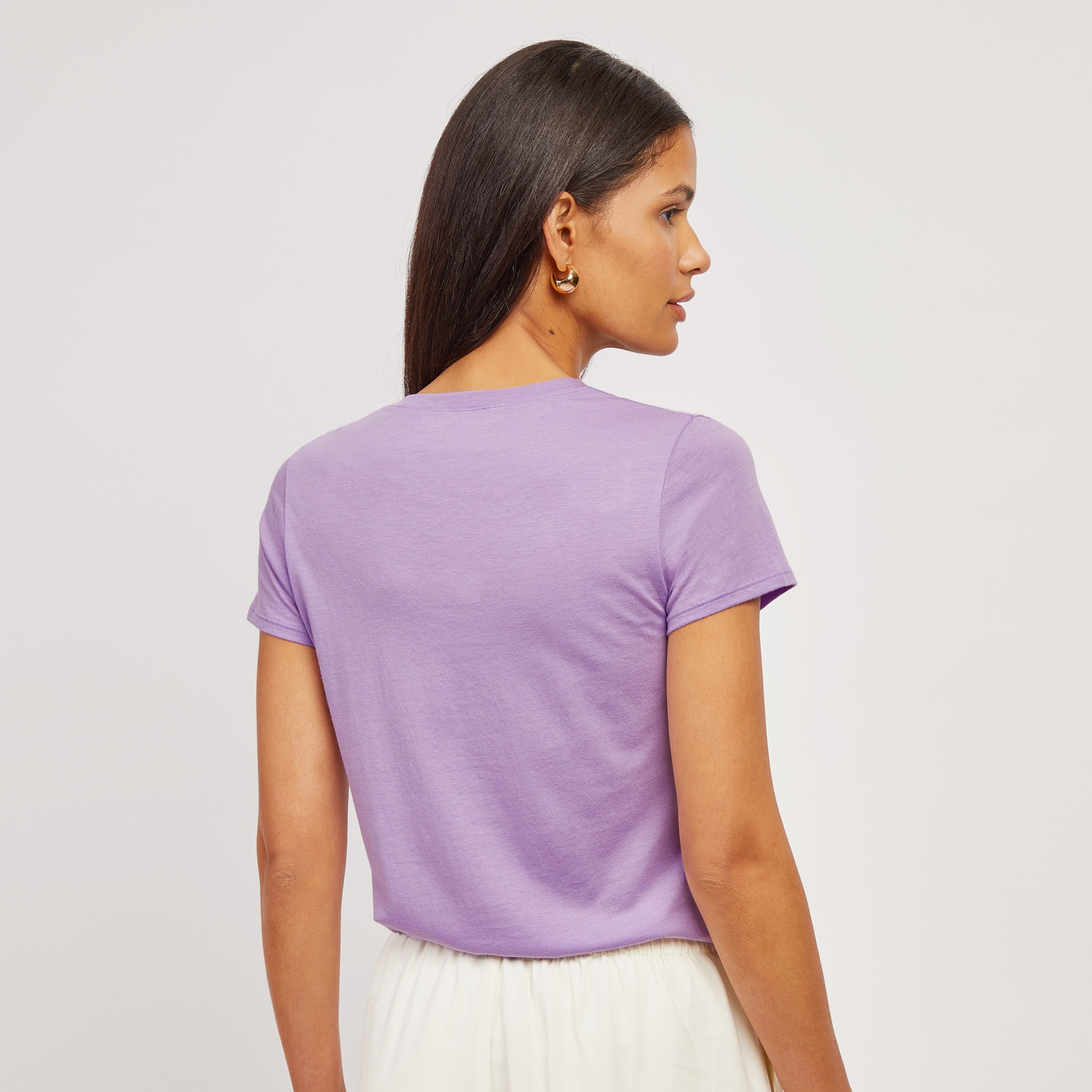 Fitted V-Neck Marcy Tee