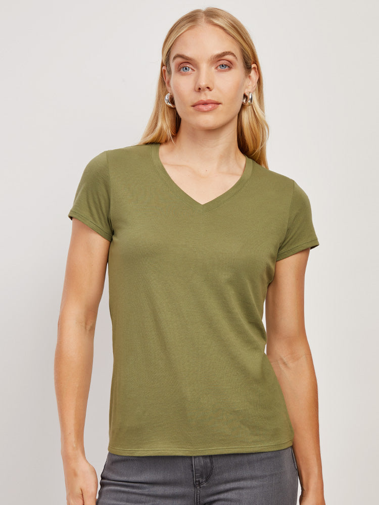 Fitted V-Neck Marcy