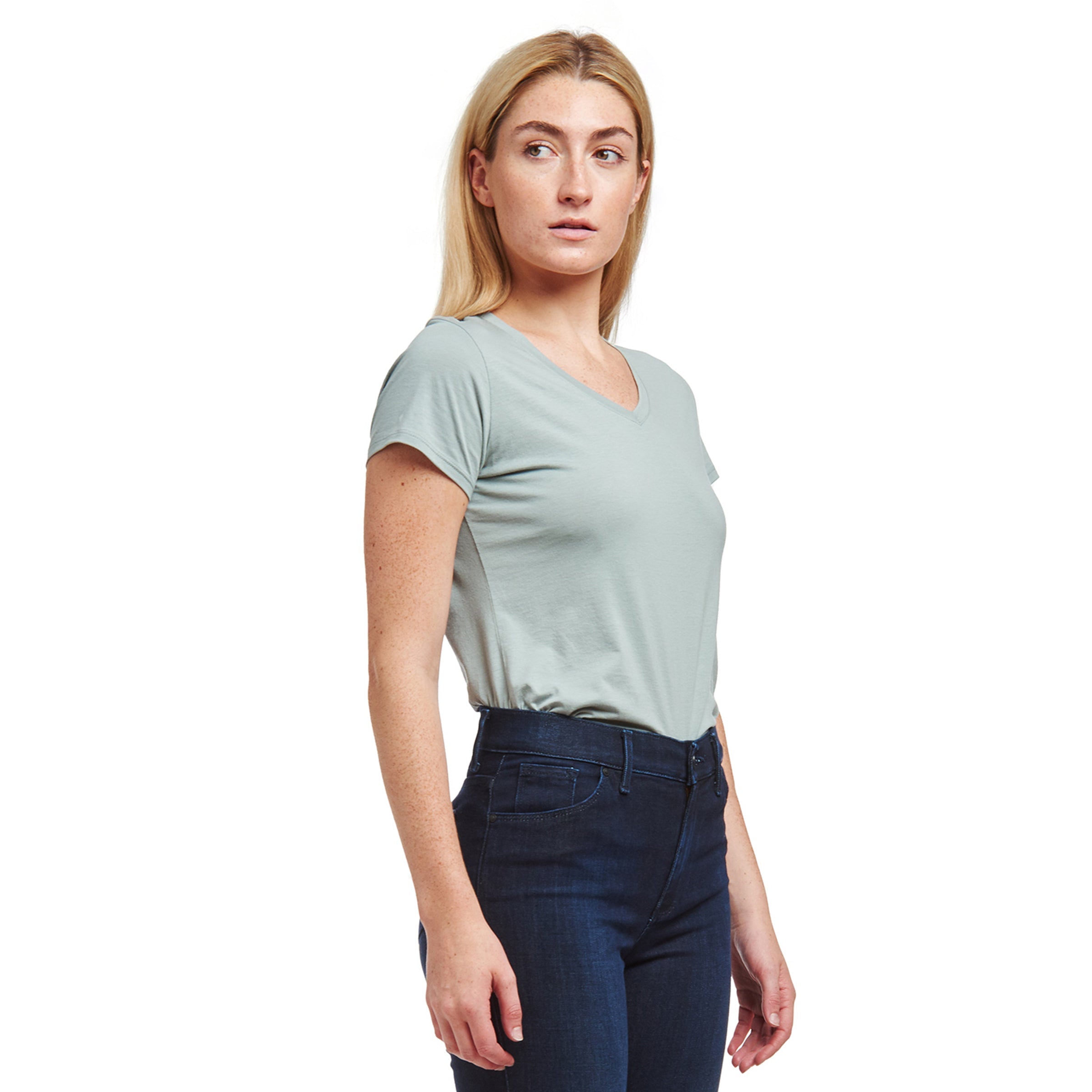 Fitted V-Neck Marcy Tee