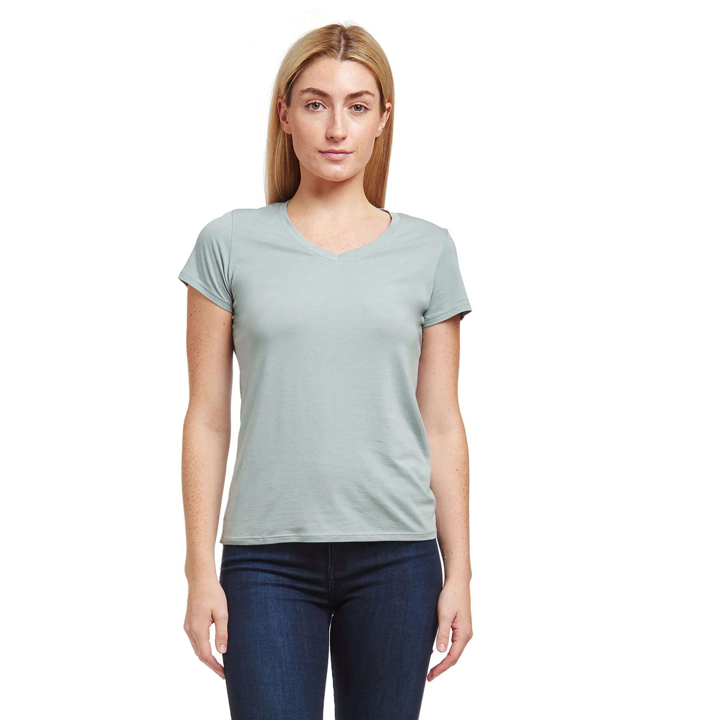 Mott&Bow | Fitted V-Neck Marcy Tee tt