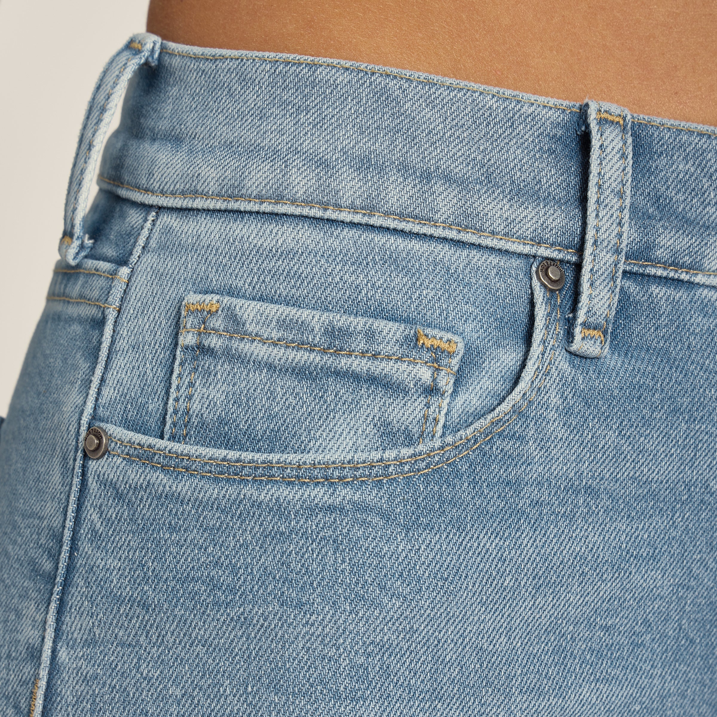 High Rise Cropped Straight Leg Hubert