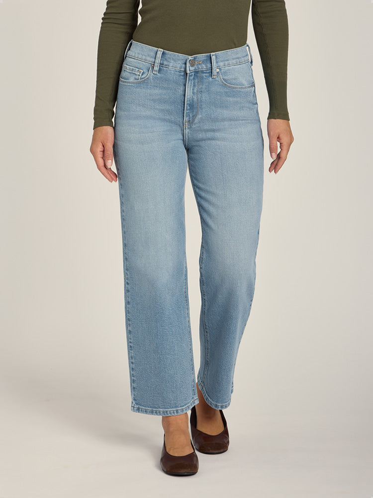 High Rise Cropped Straight Leg Hubert