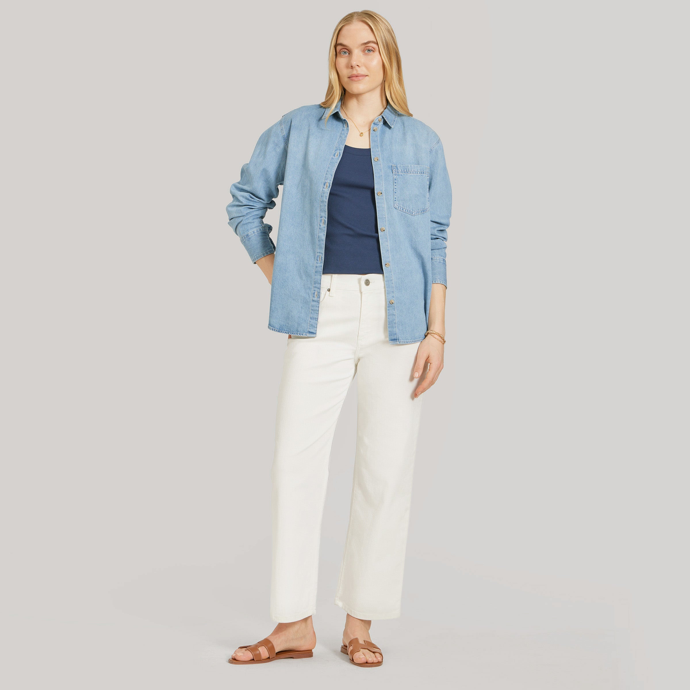 High Rise Cropped Straight Leg Mercer