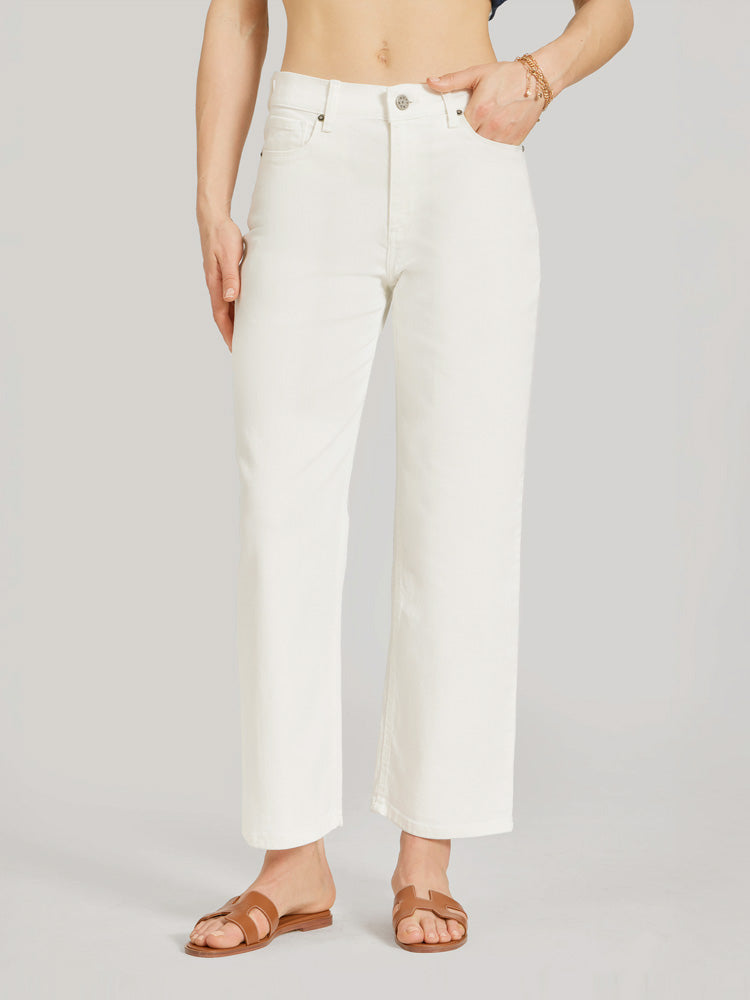 High Rise Cropped Straight Leg Mercer