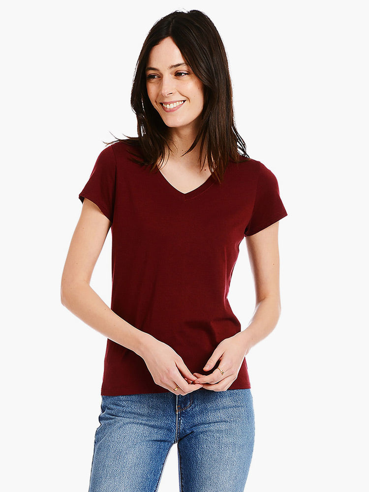 Fitted V-Neck Marcy
