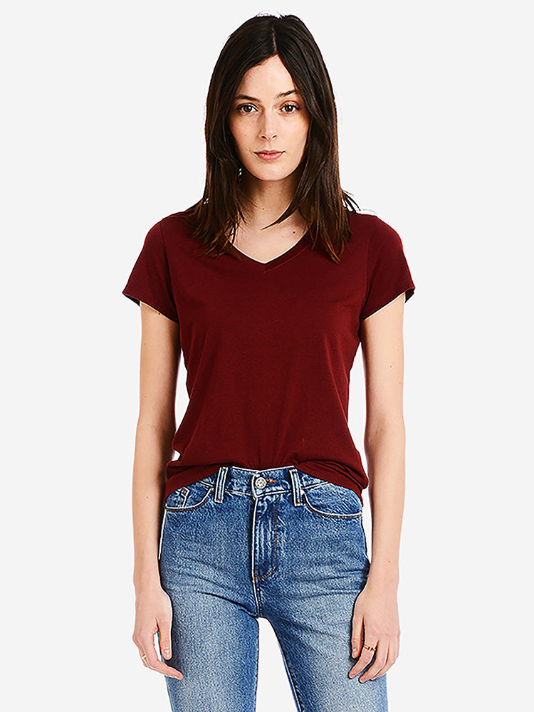 Fitted V-Neck Marcy Tee